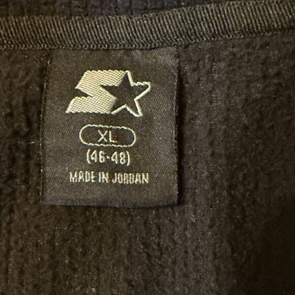 Starter Mens XL Black Half-Zip Pullover - Picture 3 of 8